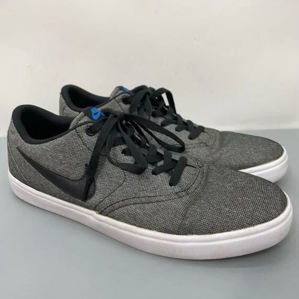Nike Mens SB Check Solarsoft Gray Casual Shoes Sneakers Size 8.5